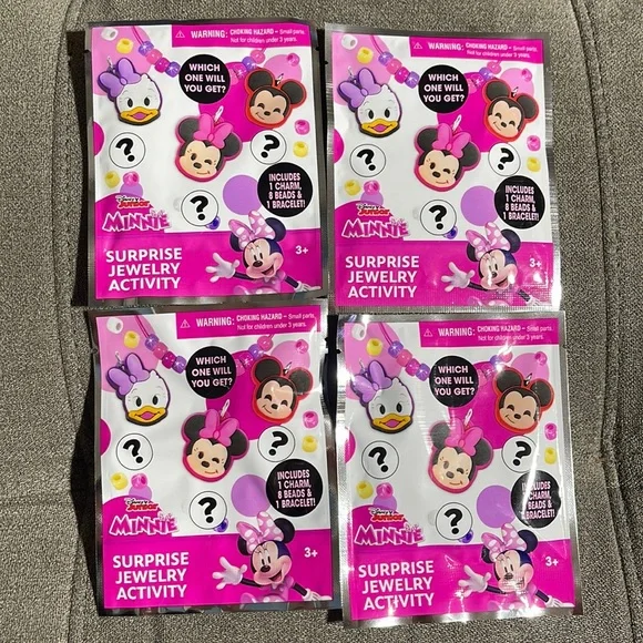 🥰🥰Disney Junior Minnie Surprise Jewelry Activity Blind Bags🥰🥰